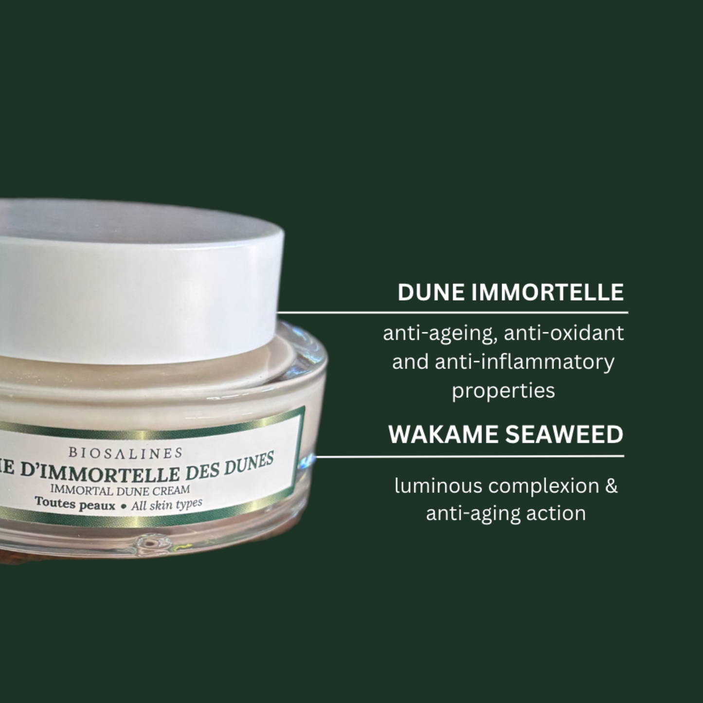 Global Age Defiance Immortal dune face cream