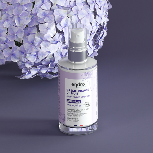 Organic Age Defiance & Moisturizer Night Face Serum & Cream with Collagen