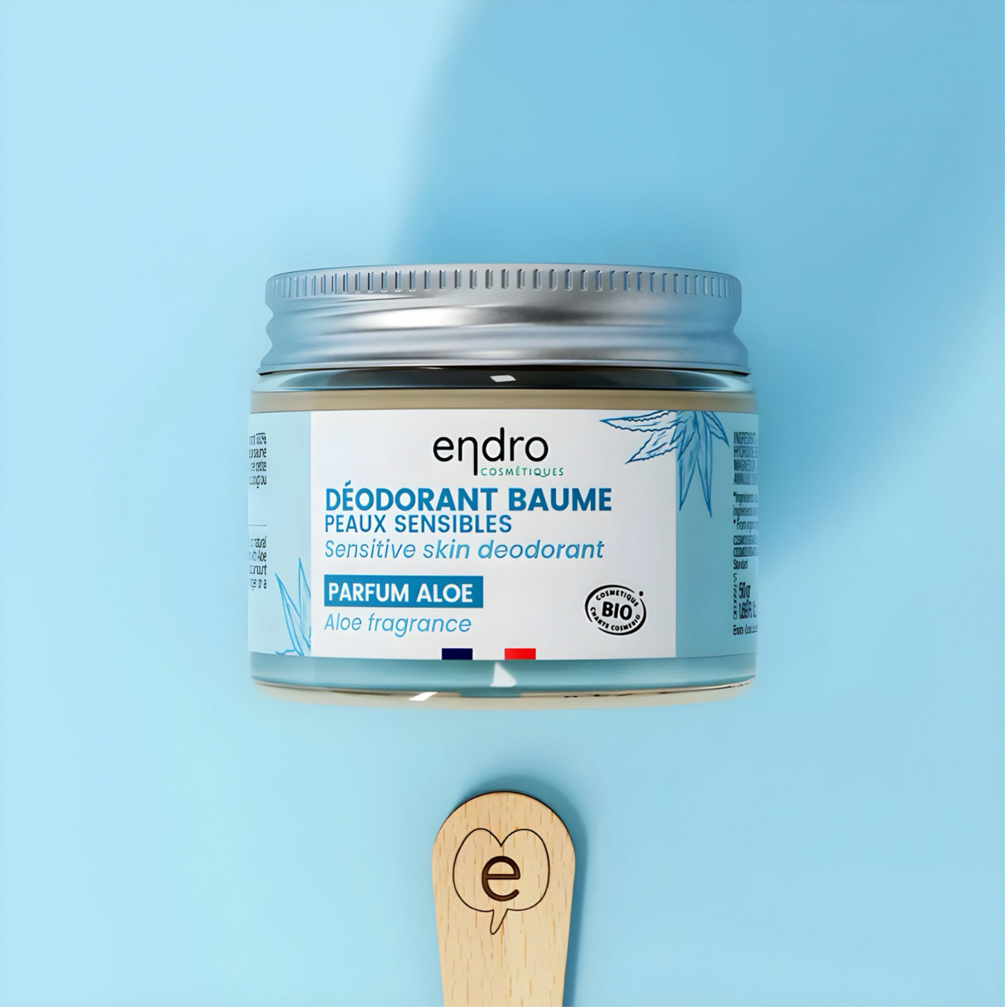 All Natural Balm Deodorant with Aloe Vera Bicarbonate Free - Sensitive Skin