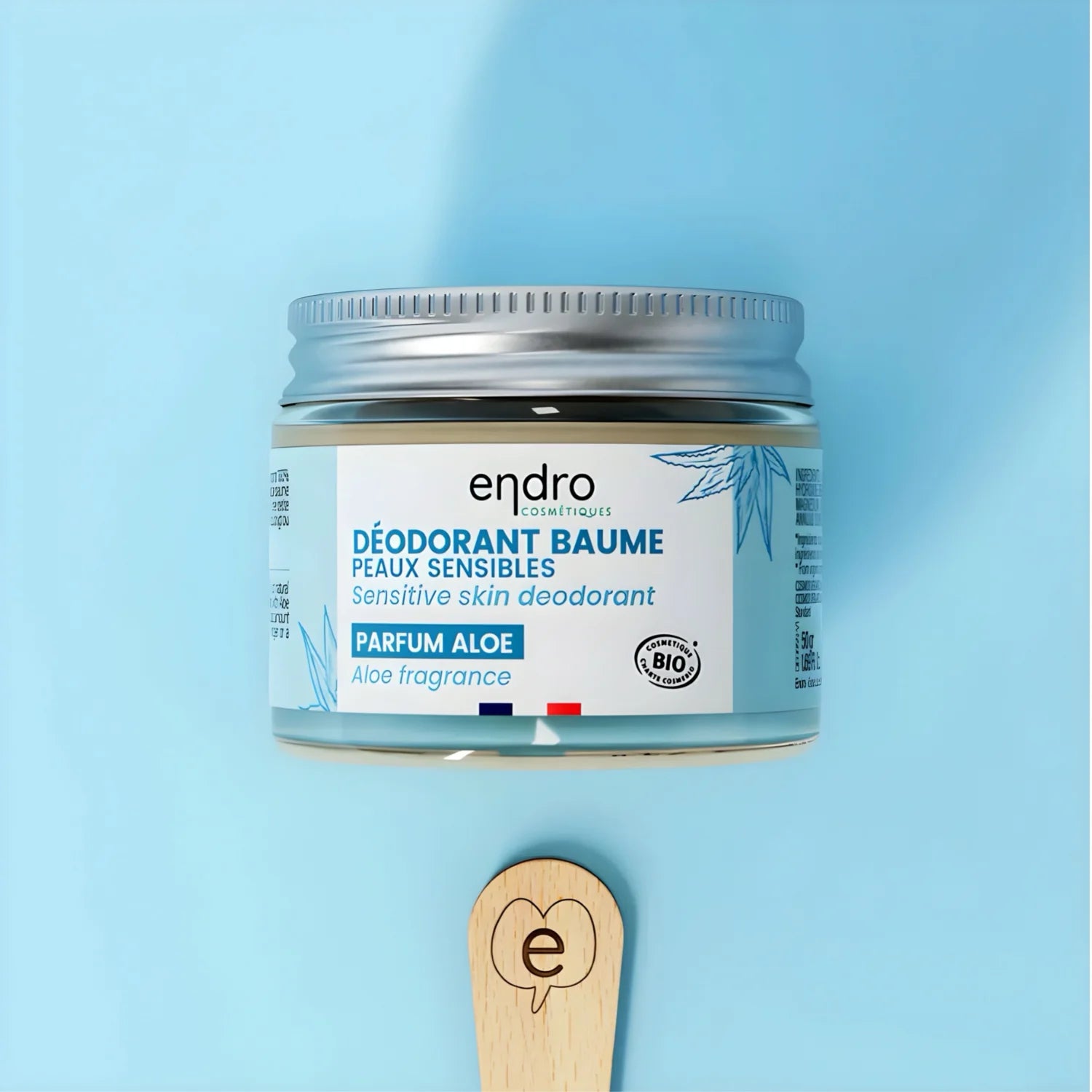 All Natural Balm Deodorant with Aloe Vera Bicarbonate Free - Sensitive Skin