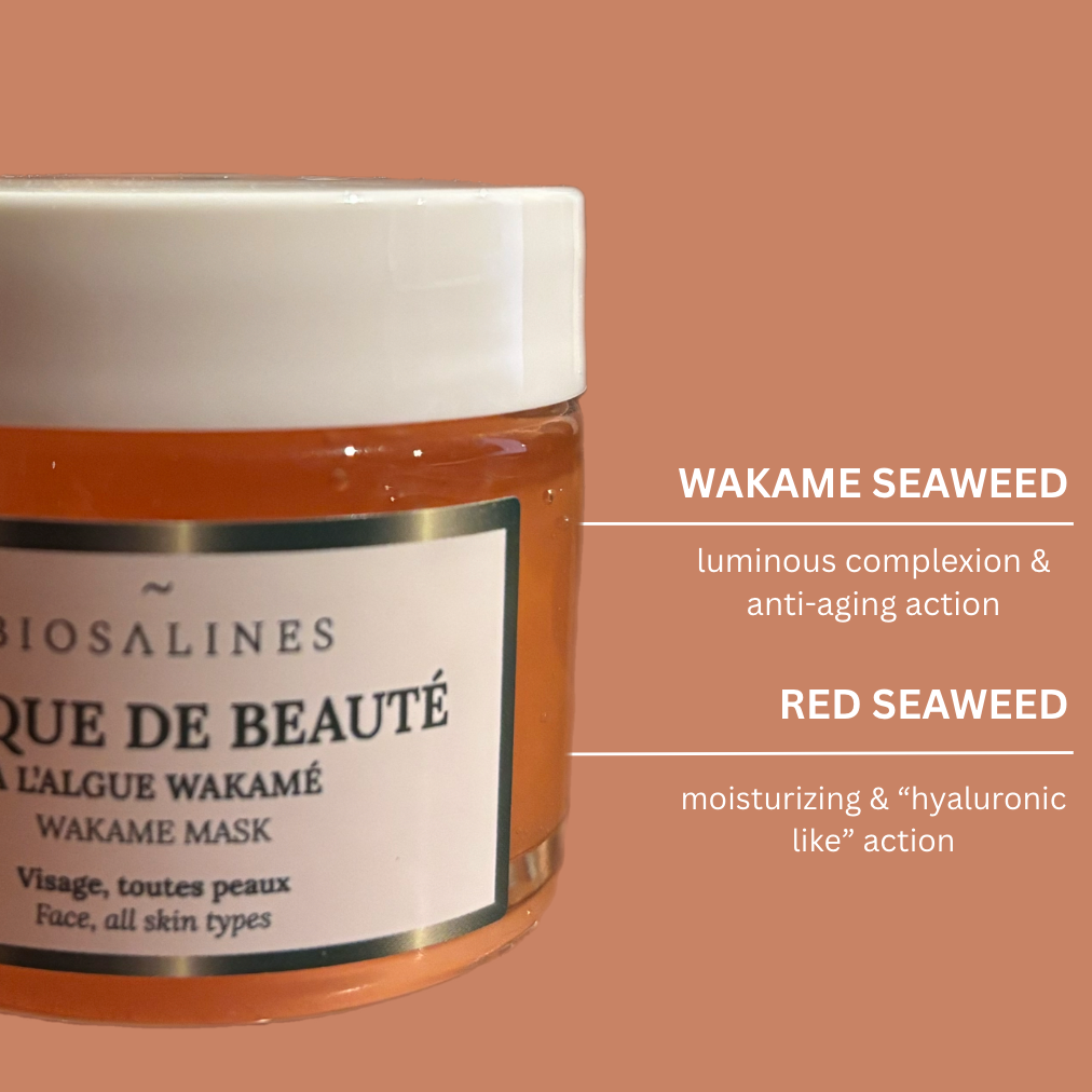Wakame seaweed beauty mask