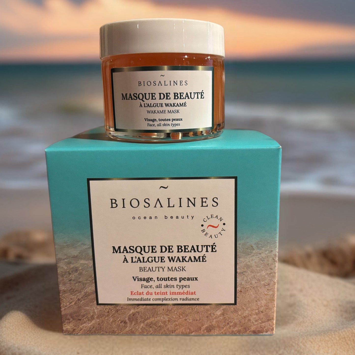 Wakame seaweed beauty mask