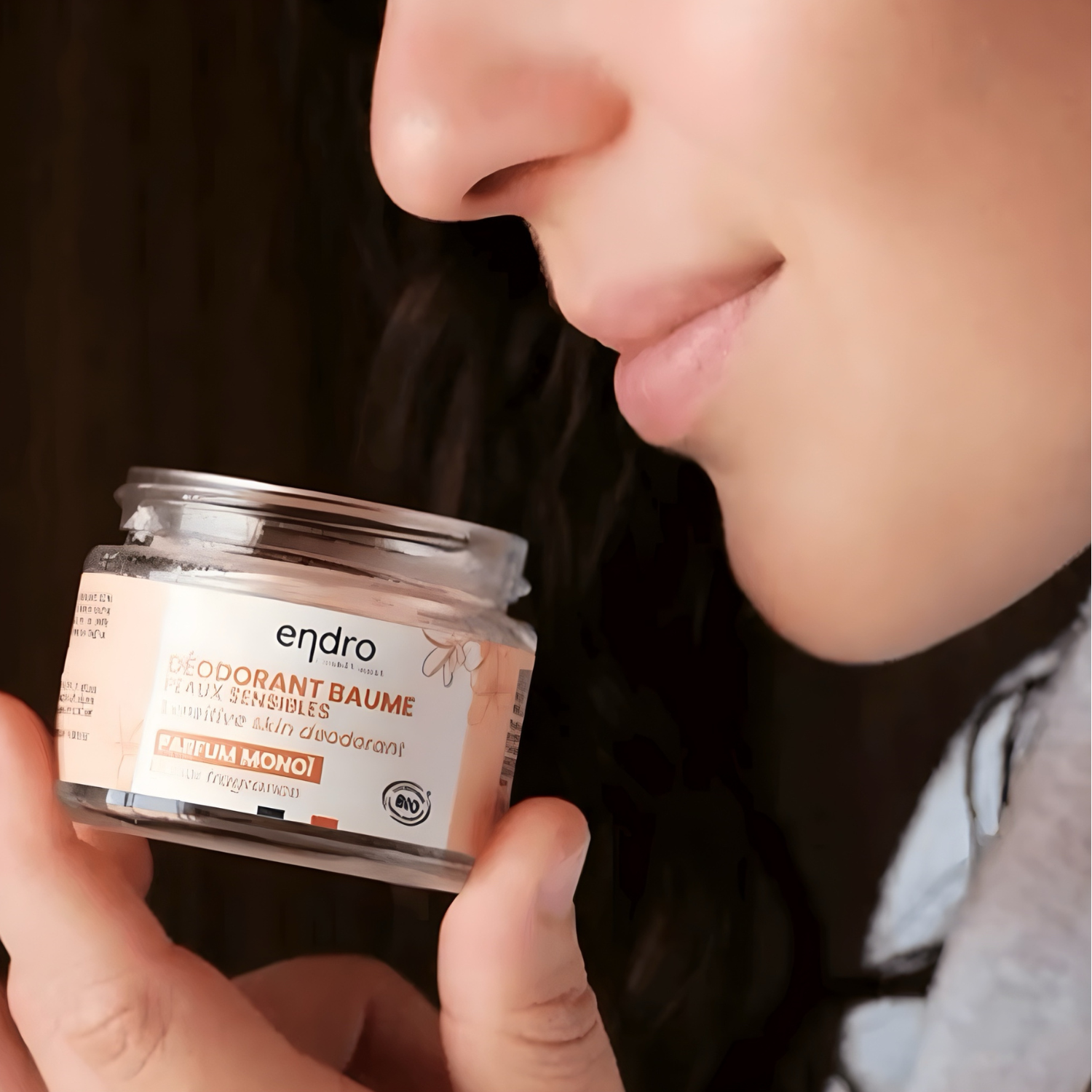 All Natural Balm Deodorant Bicarbonate Free Monoï Fragrance - Sensitive Skin