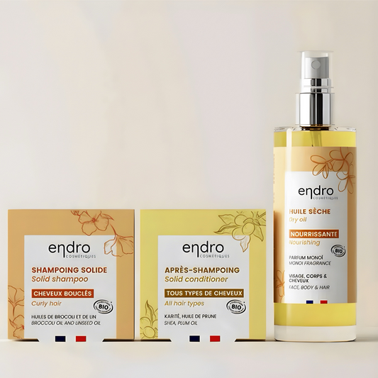 Curly Hair - Kit of Natural & Organic Hair Care Products