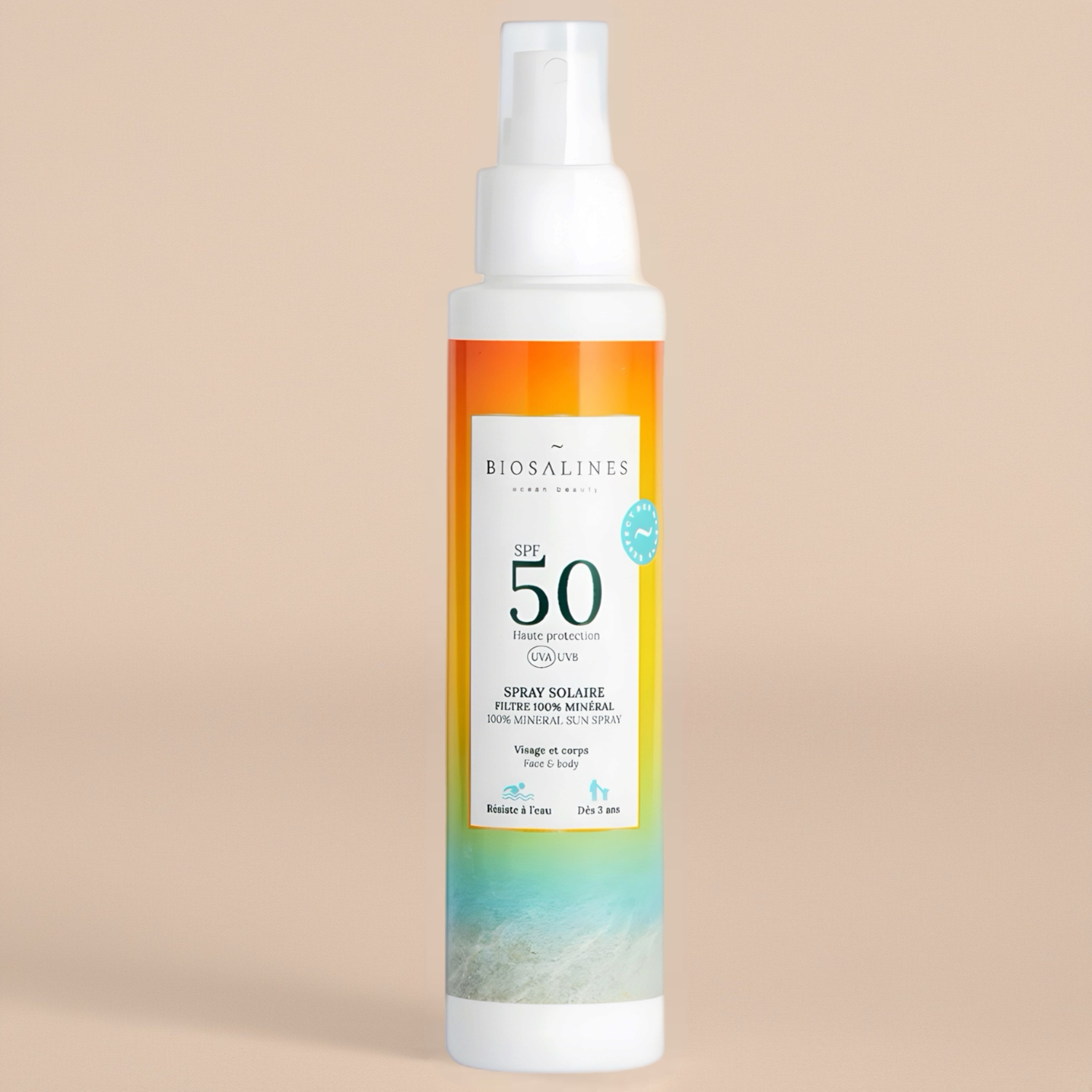 100 % Mineral Sun Solar Spray 50