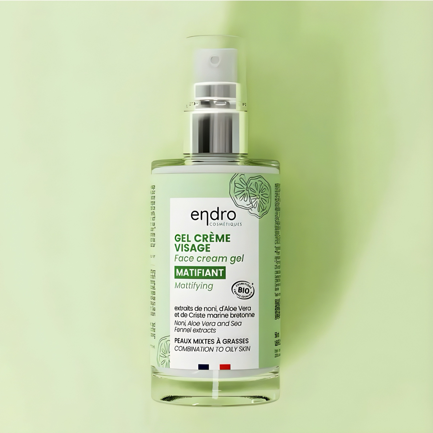 Natural Mattifying Face Cream Gel For Oily Skin