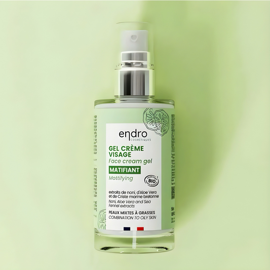 Natural Mattifying Face Cream Gel For Oily Skin