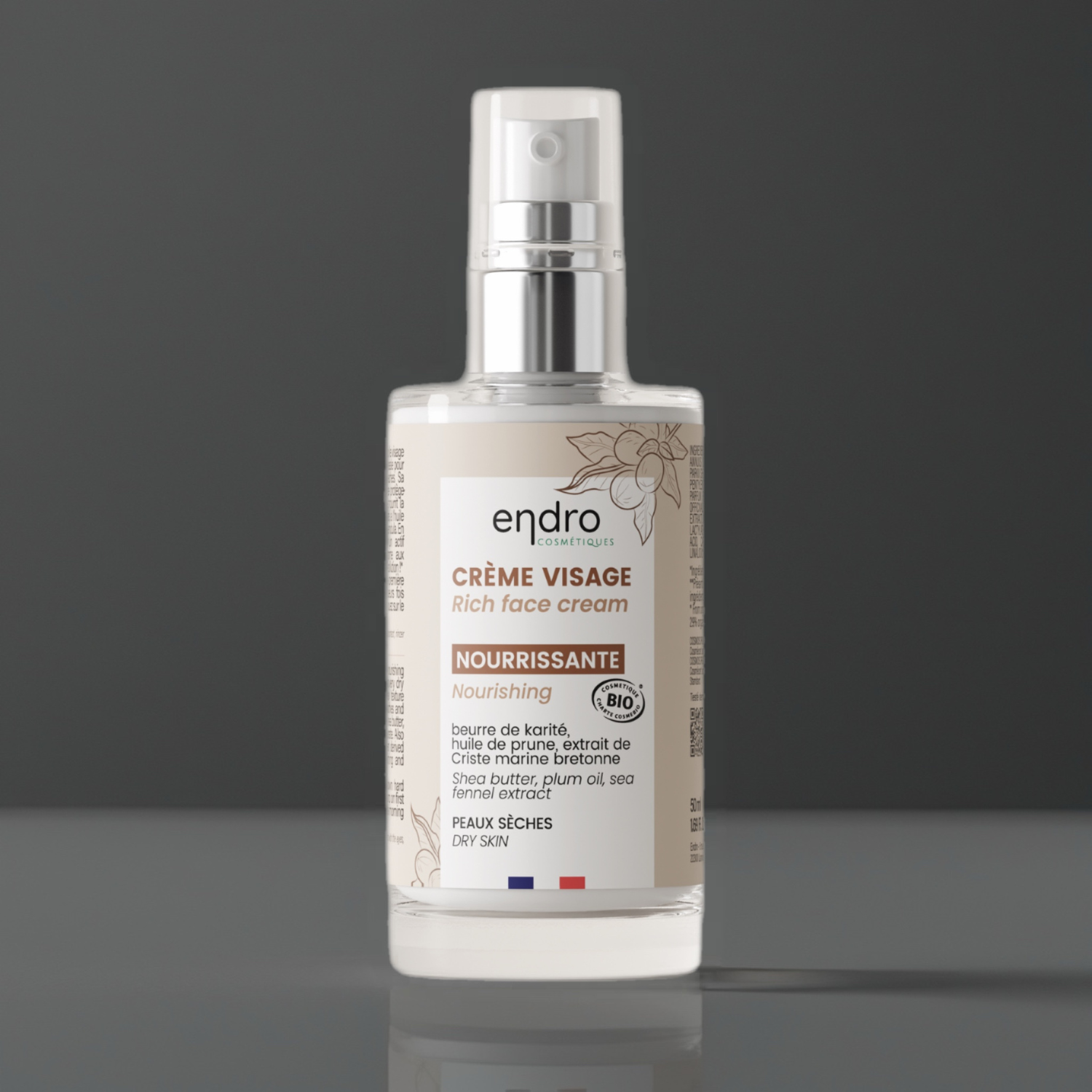 Organic Nourishing Rich Face Cream with Shea Butter & Plum Oil