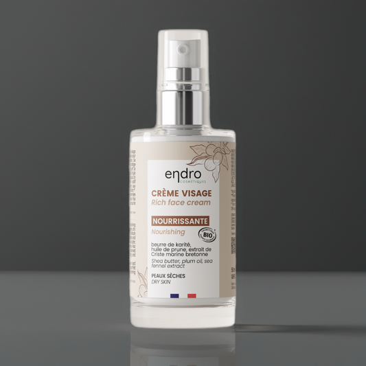 Organic Nourishing Rich Face Cream with Shea Butter & Plum Oil