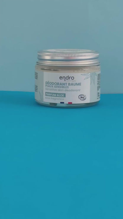 All Natural Balm Deodorant with Aloe Vera Bicarbonate Free - Sensitive Skin